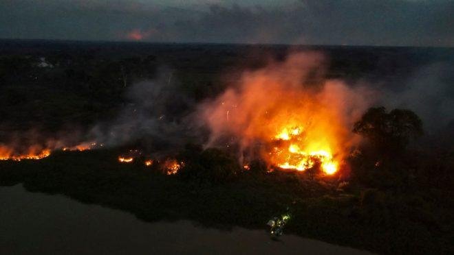 Queimadas no Pantanal batem recorde histórico para o mês de novembro