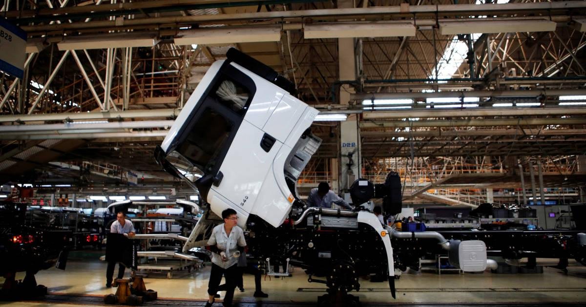 Atividade industrial da China expande em janeiro